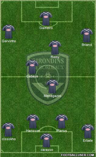 FC Girondins de Bordeaux Formation 2010