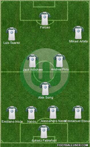 VfL Wolfsburg Formation 2010