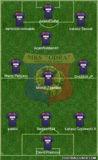 Odra Wodzislaw Slaski Formation 2010