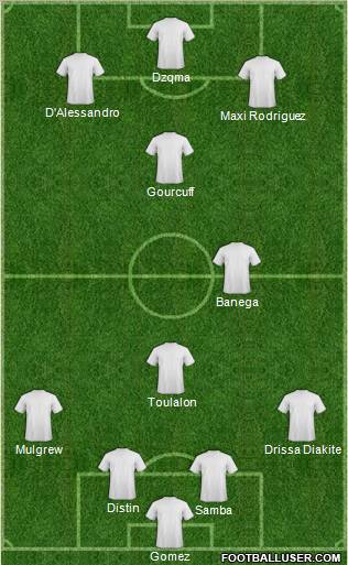 Pro Evolution Soccer Team Formation 2010
