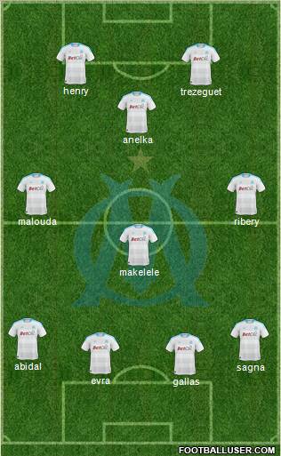 Olympique de Marseille Formation 2010
