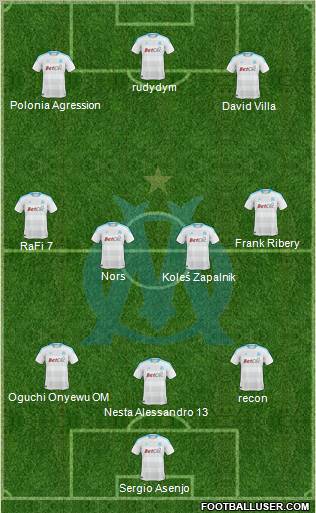 Olympique de Marseille Formation 2010