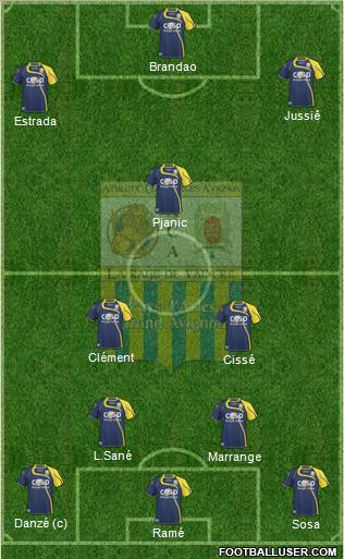 Athlétic Club Arles-Avignon football formation