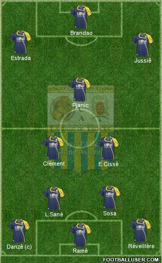 Athlétic Club Arles-Avignon football formation