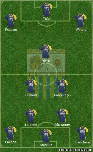 Athlétic Club Arles-Avignon football formation