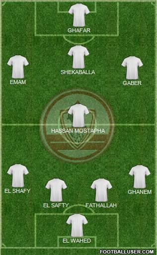 Zamalek Sporting Club Formation 2010
