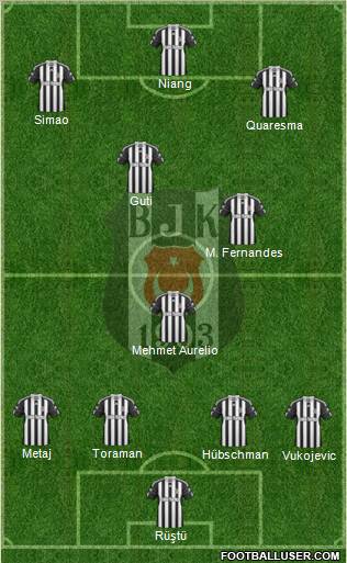 Besiktas JK Formation 2010