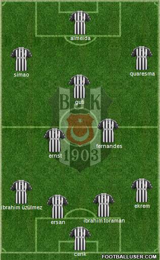 Besiktas JK Formation 2010