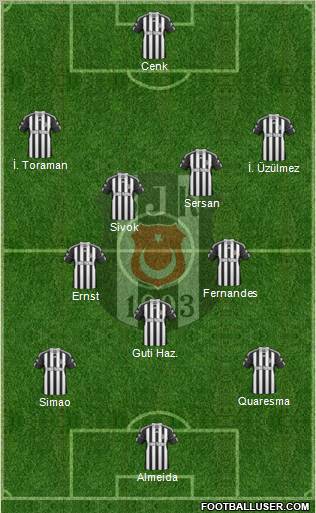 Besiktas JK Formation 2011