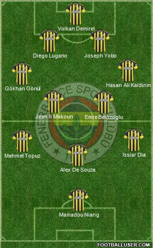 Fenerbahçe SK Formation 2011