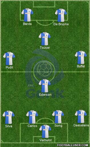 K Racing Club Genk football formation