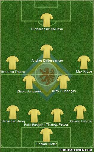 Braunschweiger TSV Eintracht Formation 2011