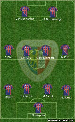 Piast Gliwice Formation 2011