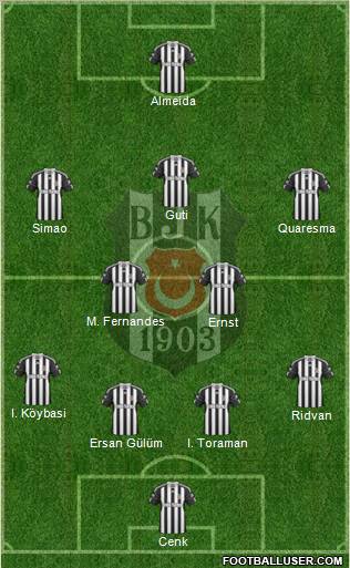 Besiktas JK Formation 2011