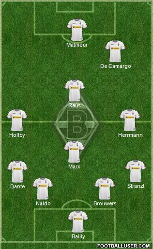 Borussia Mönchengladbach football formation