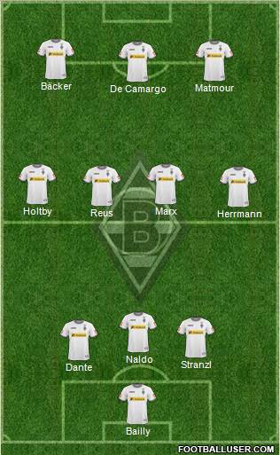 Borussia Mönchengladbach football formation