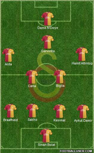 Galatasaray SK Formation 2011