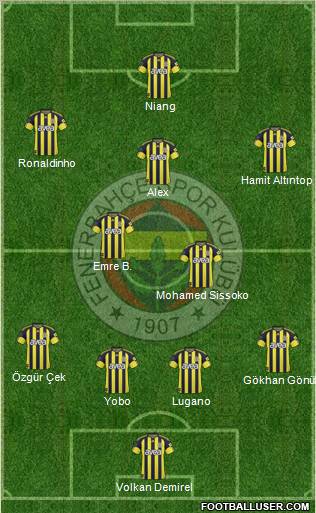 Fenerbahçe SK Formation 2011