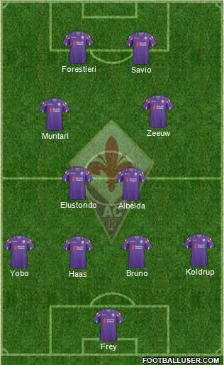 Fiorentina Formation 2011
