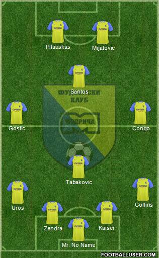 FK Modrica Maxima Formation 2011