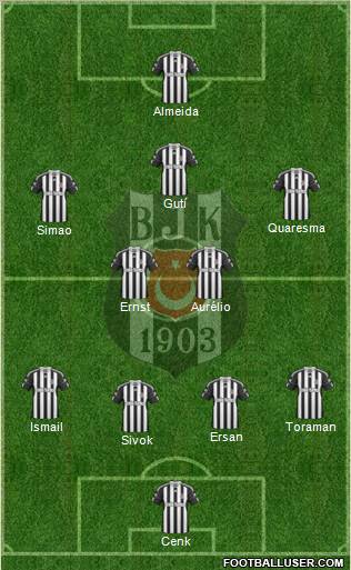Besiktas JK Formation 2011