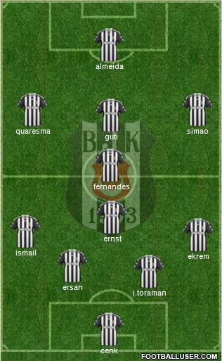 Besiktas JK Formation 2011