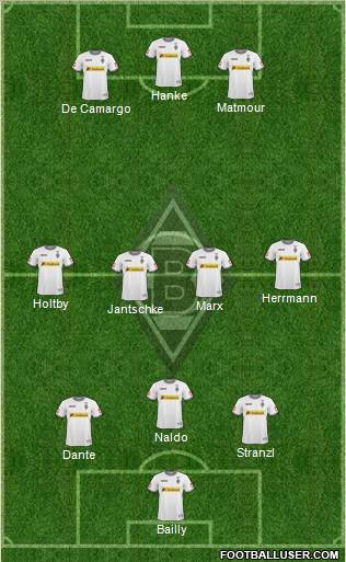 Borussia Mönchengladbach football formation