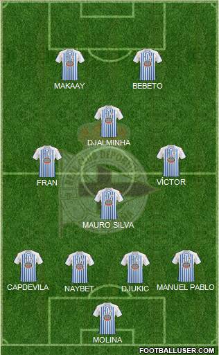 R.C. Deportivo de La Coruña S.A.D. Formation 2011