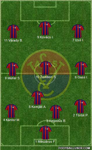 Budapesti Vasas SC Formation 2011