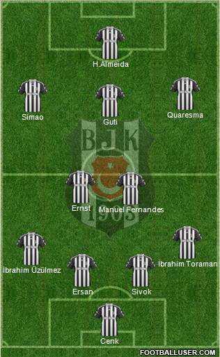 Besiktas JK Formation 2011
