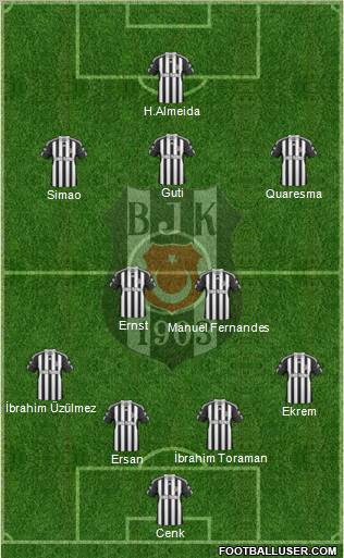 Besiktas JK Formation 2011