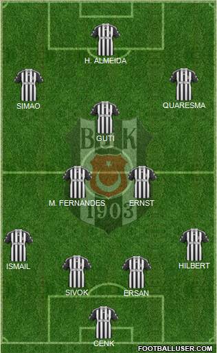Besiktas JK Formation 2011