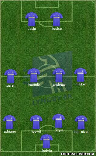 Lyngby Boldklub af 1921 Formation 2011