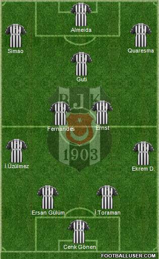 Besiktas JK Formation 2011