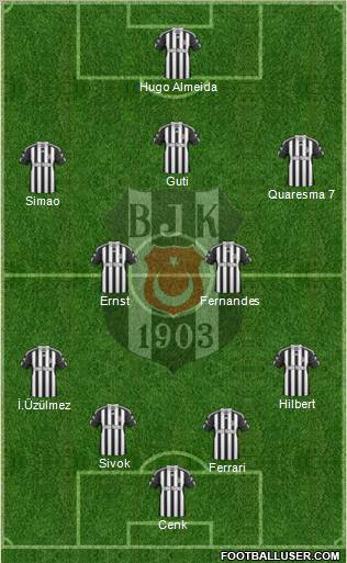Besiktas JK Formation 2011