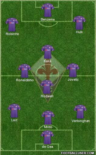Fiorentina Formation 2011