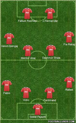 Manchester United Formation 2011