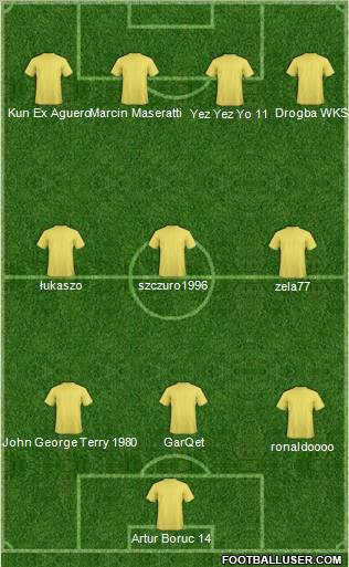 Pro Evolution Soccer Team Formation 2011