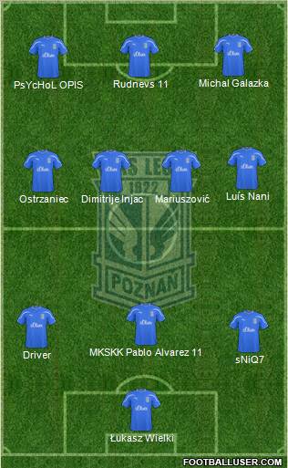 Lech Poznan Formation 2011