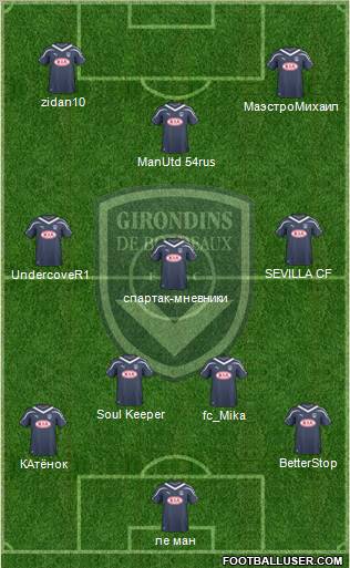 FC Girondins de Bordeaux Formation 2011