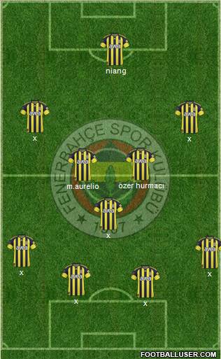 Fenerbahçe SK Formation 2011