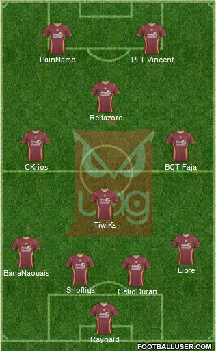Club Tecos de la UAG Formation 2011