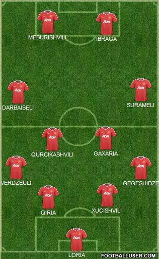Manchester United Formation 2011