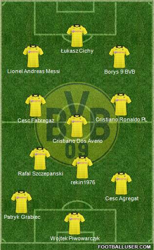 Borussia Dortmund Formation 2011
