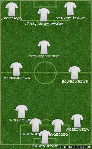 Pro Evolution Soccer Team Formation 2011
