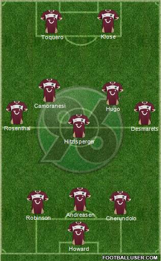Hannover 96 Formation 2011