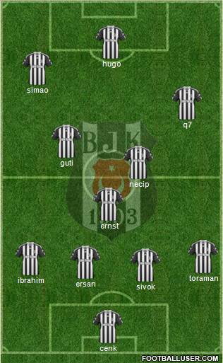 Besiktas JK Formation 2011