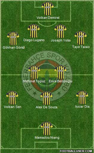 Fenerbahçe SK Formation 2011