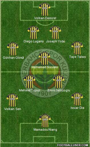 Fenerbahçe SK Formation 2011