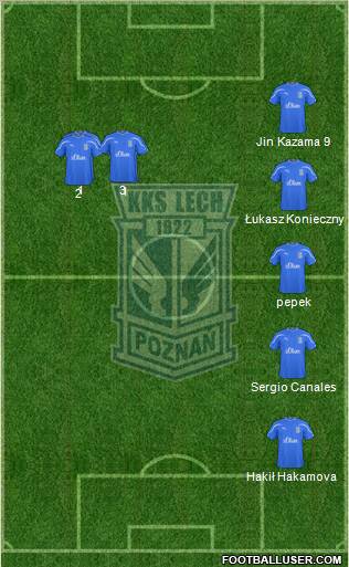 Lech Poznan Formation 2011